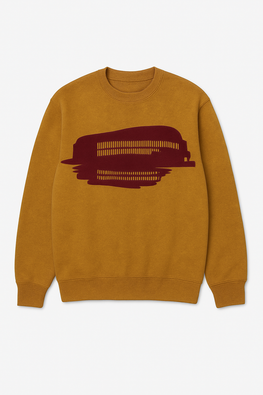 City Silhouette RFK - Burgundy and Antique Gold