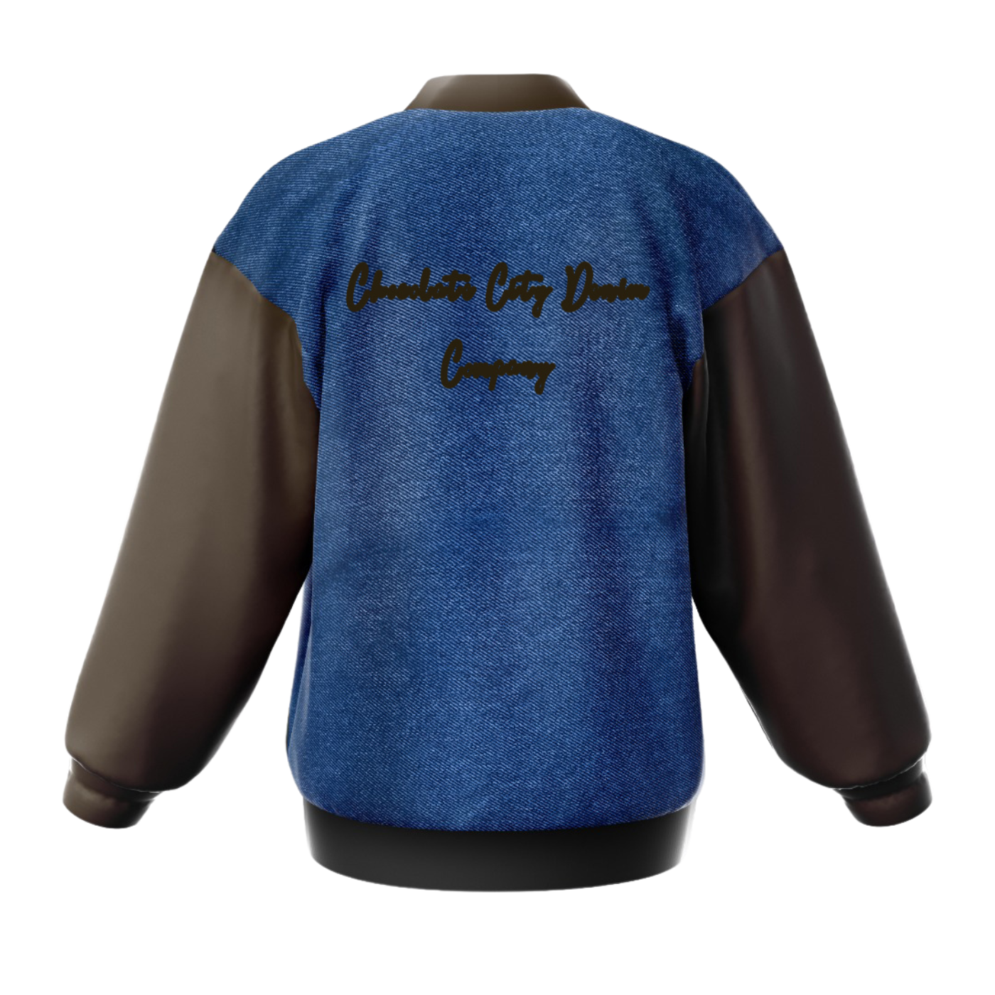 Denim Varsity Jacket