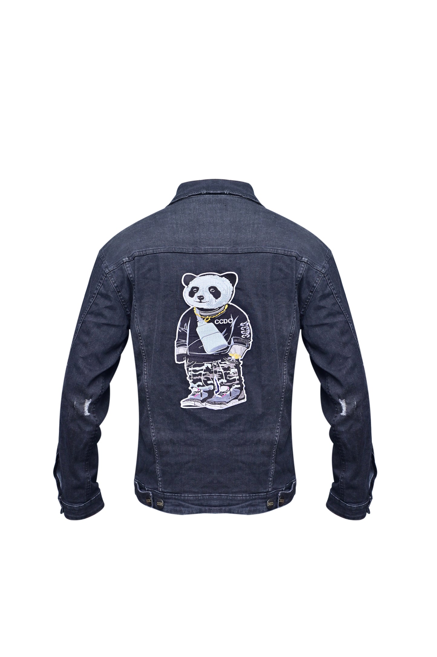 Black Joe Panda Denim Jacket