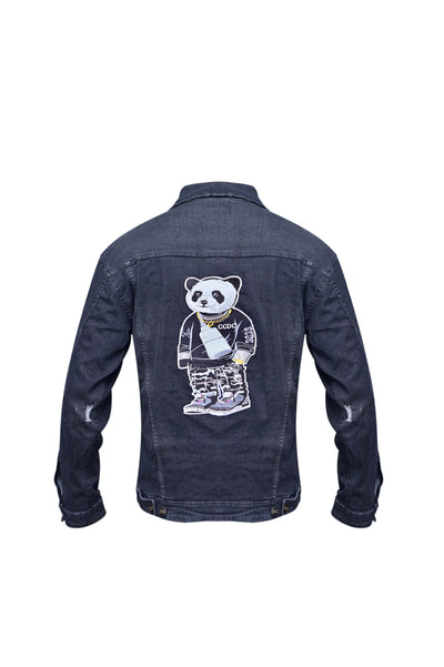 Black Joe Panda Denim Jacket