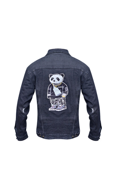 Black Joe Panda Denim Jacket